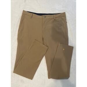 BIRDDOGS Chino Pants 6-Pockets Stretch Slim Fit Performance Khaki Men's 34x30